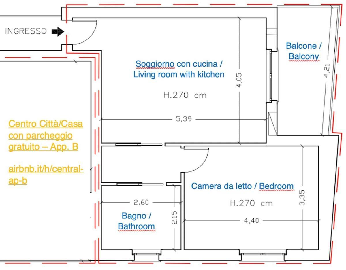 City Center - Modern Flat With Free Parking And Wifi - Apt B Bergamo Exterior foto
